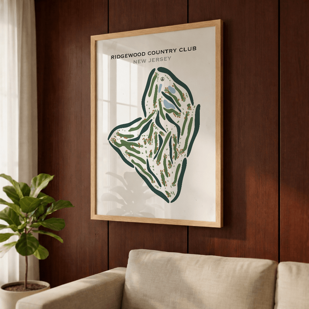 Ridgewood Country Club, New Jersey - Printed Golf Courses