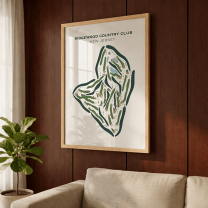 Ridgewood Country Club, New Jersey - Printed Golf Courses
