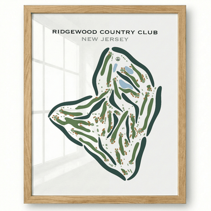 Ridgewood Country Club, New Jersey - Printed Golf Courses