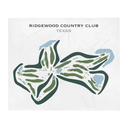Ridgewood Country Club, Texas - Printed Golf Courses