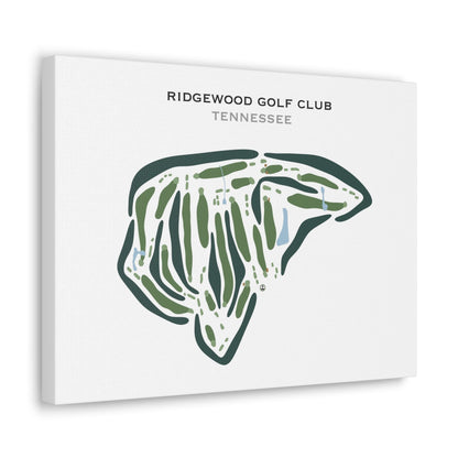 Ridgewood Golf Club, Tennessee - Printed Golf Courses