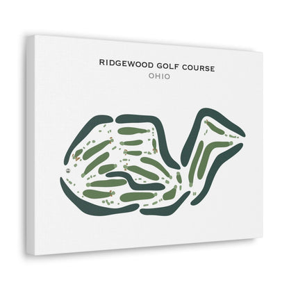 Ridgewood Golf Course, Ohio - Printed Golf Courses