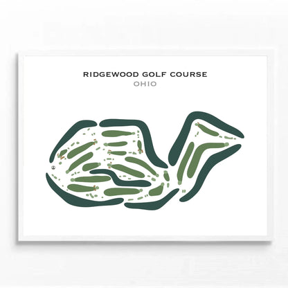 Ridgewood Golf Course, Ohio - Printed Golf Courses