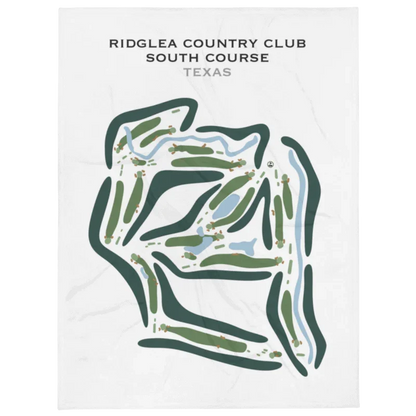 Ridglea Country Club, South Course, Texas - Printed Golf Course