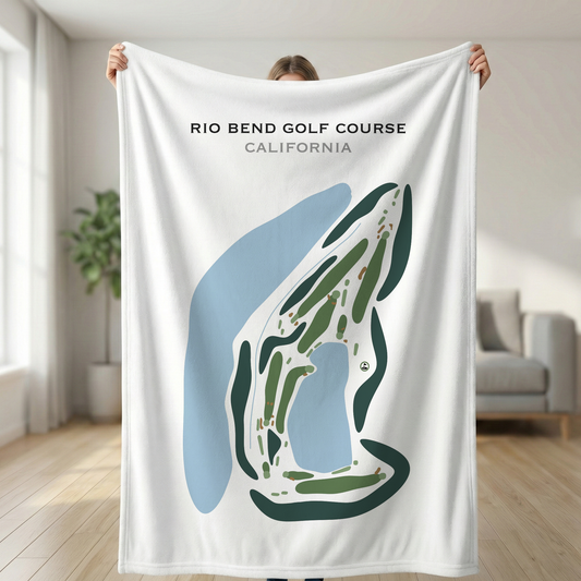 Rio Bend Golf Course, California - Printed Golf Courses