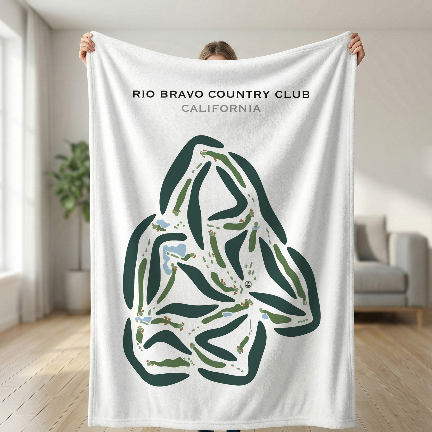 Rio Bravo Country Club, California - Printed Golf Courses