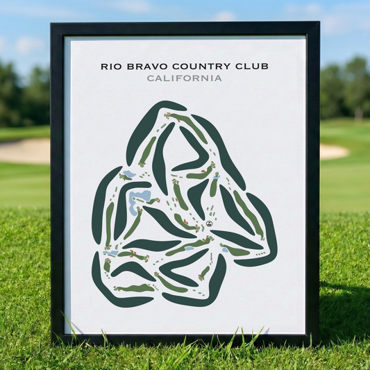 Rio Bravo Country Club, California - Printed Golf Courses