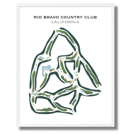 Rio Bravo Country Club, California - Printed Golf Course