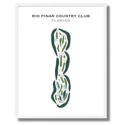 Rio Pinar Country Club, Florida - Printed Golf Courses