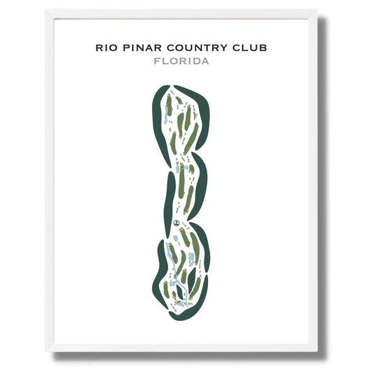Rio Pinar Country Club, Florida - Printed Golf Courses
