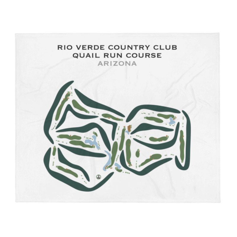 Rio Verde Country Club - Quail Run Course, Arizona - Printed Golf Courses