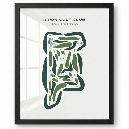 Ripon Golf Club, California - Printed Golf Courses