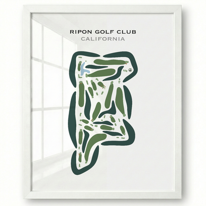 Ripon Golf Club, California - Printed Golf Courses