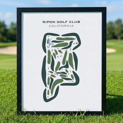 Ripon Golf Club, California - Printed Golf Courses