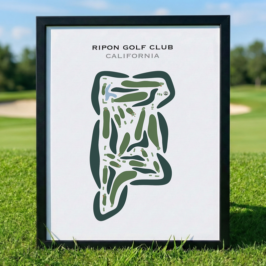 Ripon Golf Club, California - Printed Golf Courses