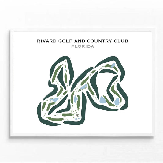 Rivard Golf and Country Club, Florida - Printed Golf Courses