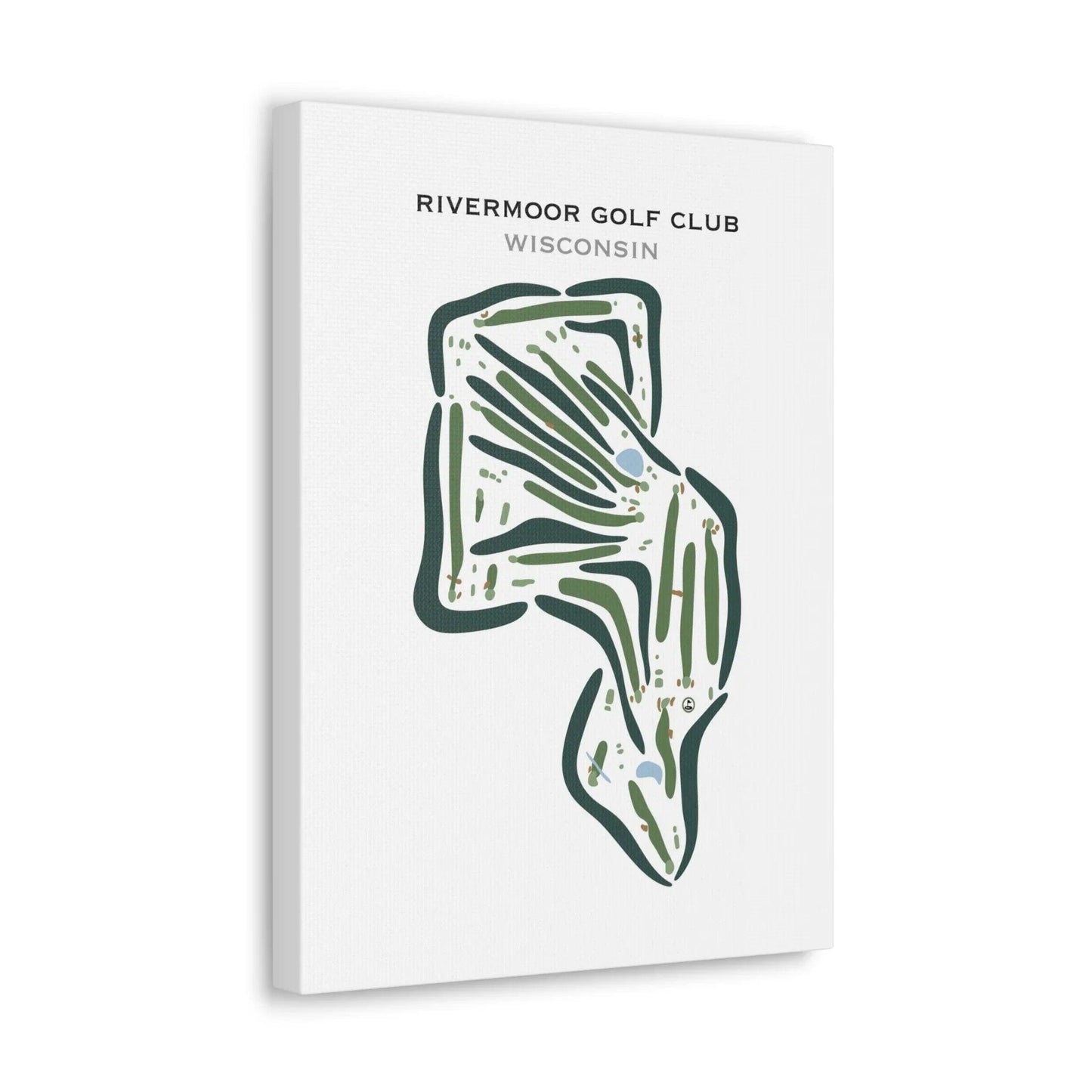 Rivermoor Golf Club, Wisconsin - Printed Golf Courses