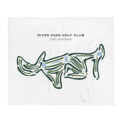 River Oaks Golf Club, Oklahoma - Printed Golf Courses