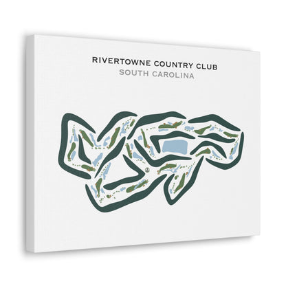 RiverTowne Country Club, South Carolina - Printed Golf Courses