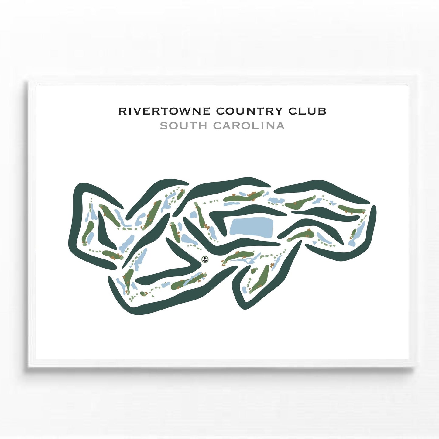RiverTowne Country Club, South Carolina - Printed Golf Courses