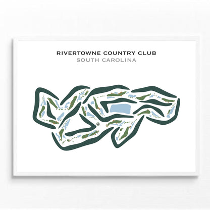RiverTowne Country Club, South Carolina - Printed Golf Courses