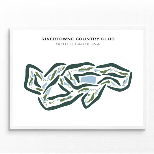 RiverTowne Country Club, South Carolina - Printed Golf Courses
