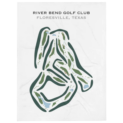 River Bend Golf Club, Floresville, Texas - Printed Golf Courses