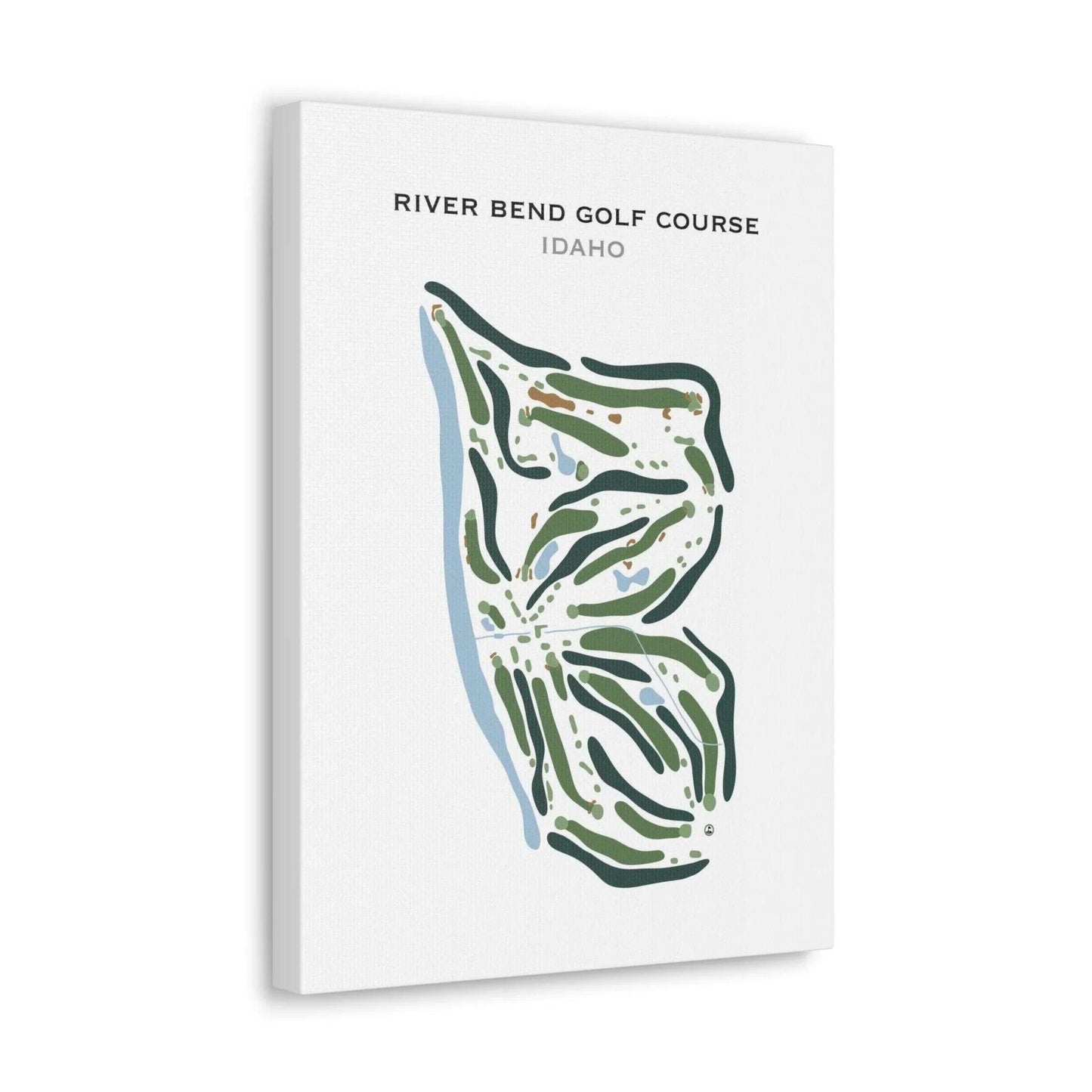 River Bend Golf Course, Idaho - Printed Golf Course