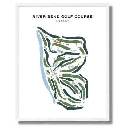 River Bend Golf Course, Idaho - Printed Golf Course