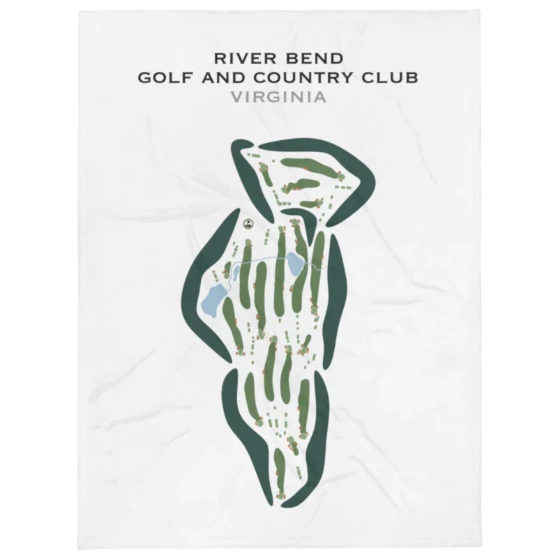 River Bend Golf & Country Club, Virginia - Printed Golf Course