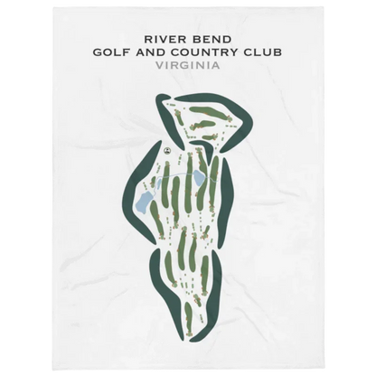 River Bend Golf & Country Club, Virginia - Printed Golf Course