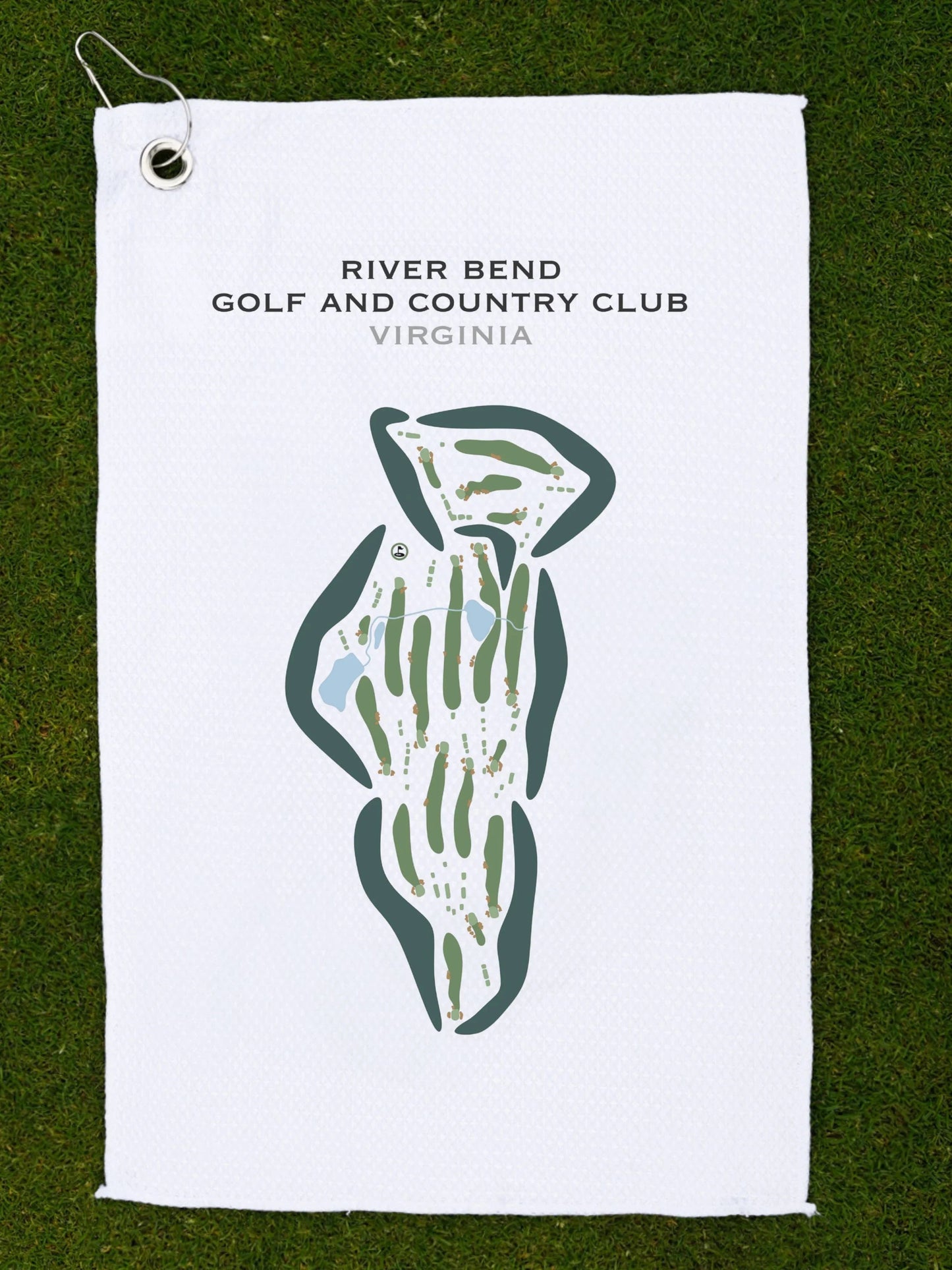 River Bend Golf & Country Club, Virginia - Printed Golf Course