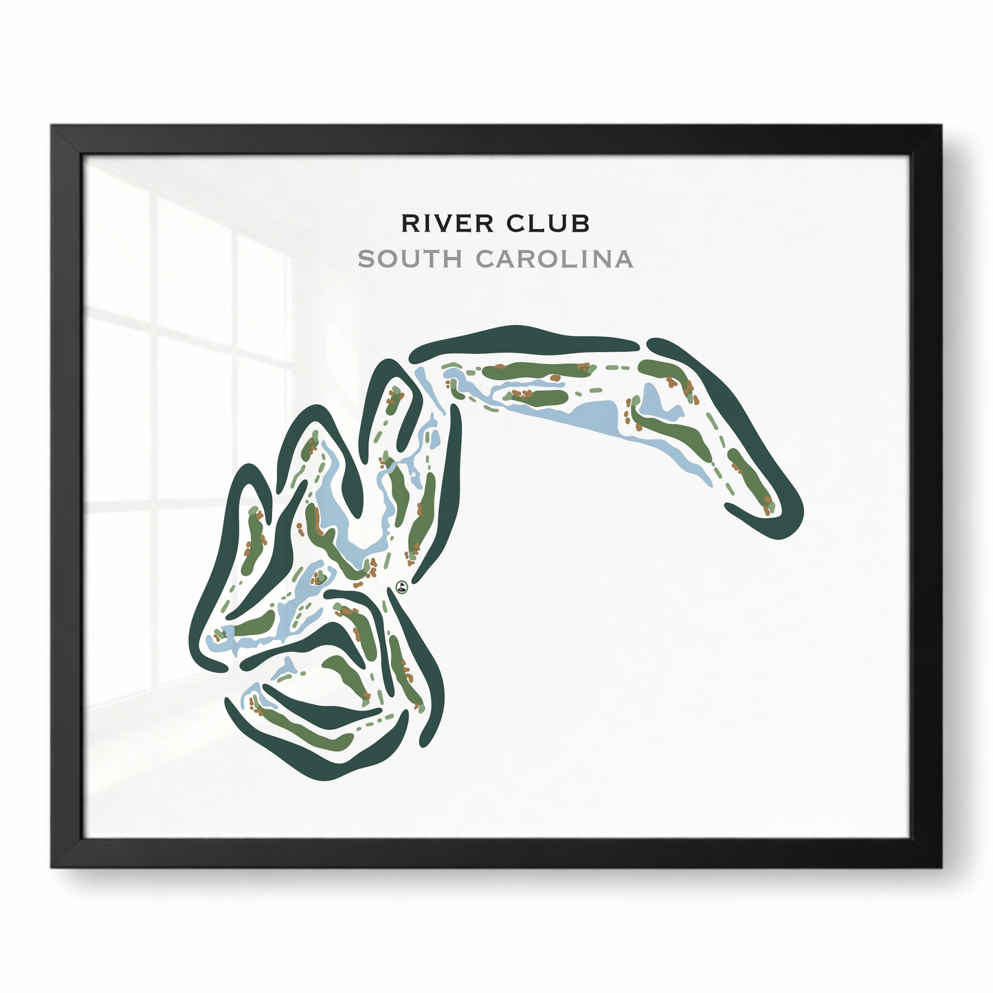 River Club, South Carolina - Printed Golf Courses