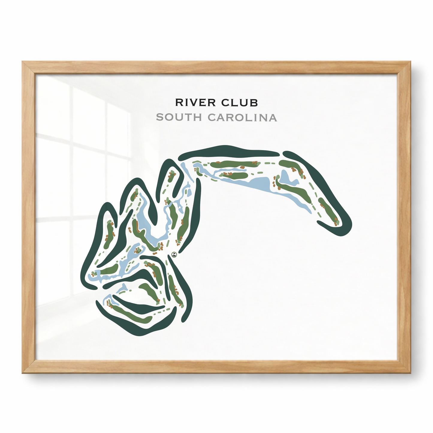 River Club, South Carolina - Printed Golf Courses