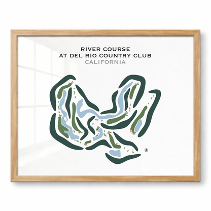 River Course at Del Rio Country Club, California - Printed Golf Courses