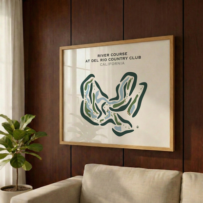 River Course at Del Rio Country Club, California - Printed Golf Courses