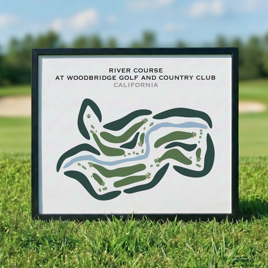 River Course at Woodbridge Golf & Country Club, California - Printed Golf Courses