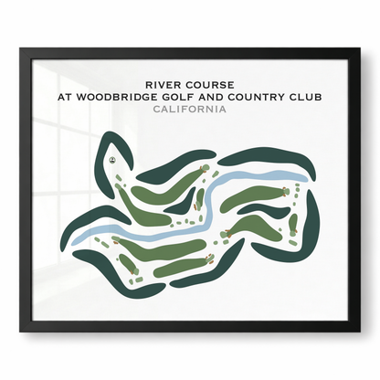River Course at Woodbridge Golf & Country Club, California - Printed Golf Courses