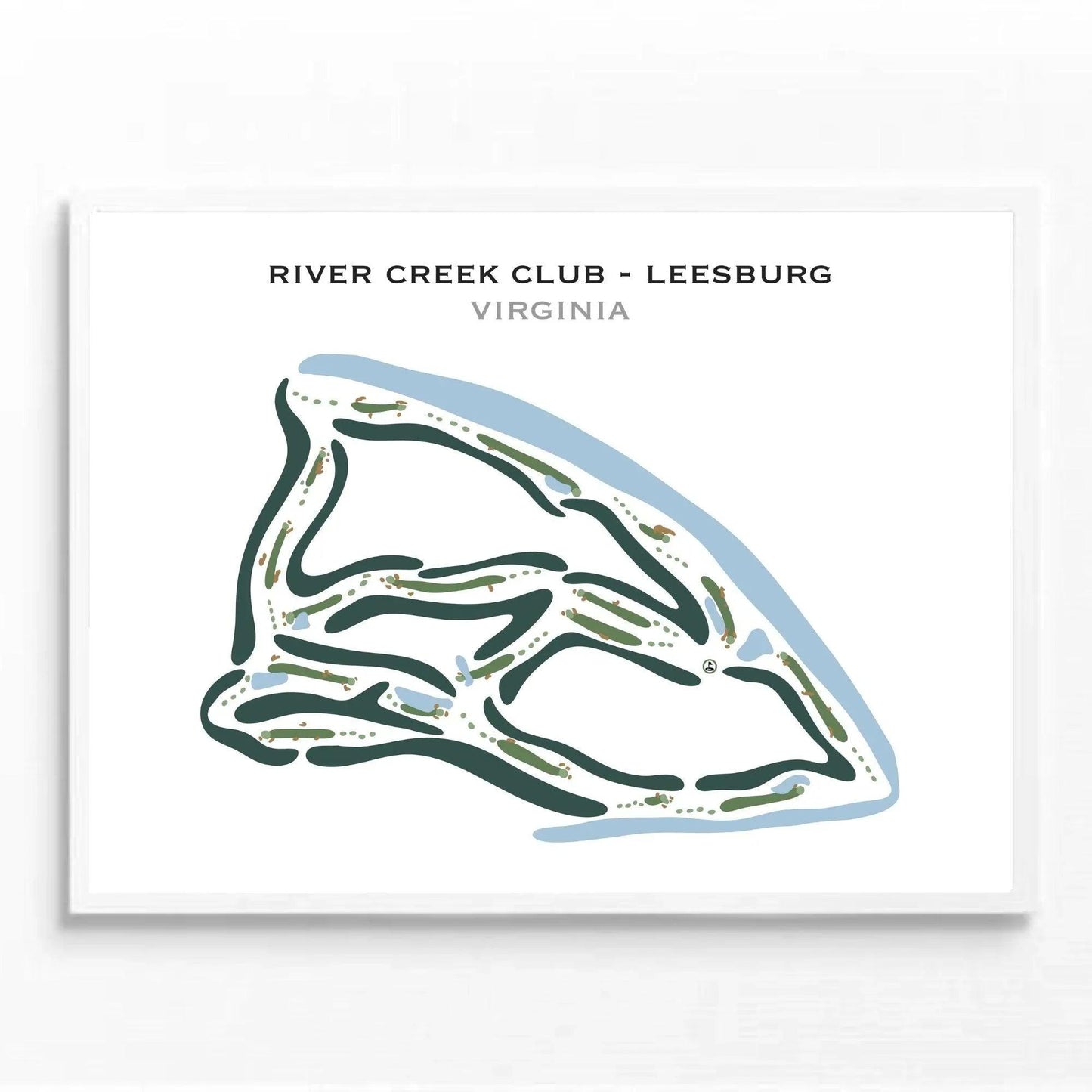 River Creek Club - Leesburg, Virginia - Printed Golf Courses