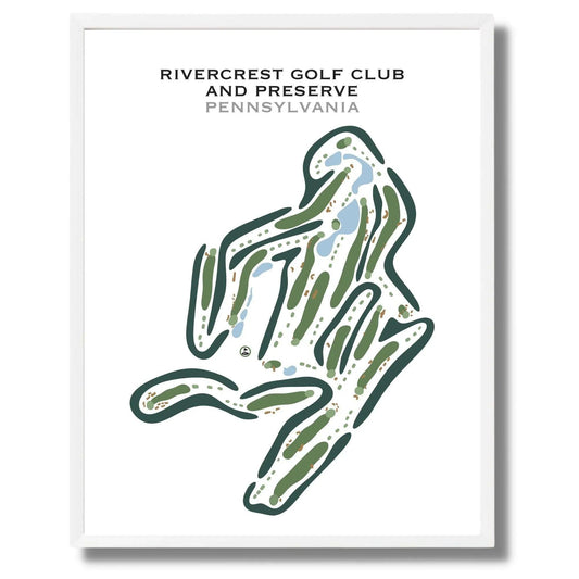 RiverCrest Golf Club & Preserve, Pennsylvania - Printed Golf Courses