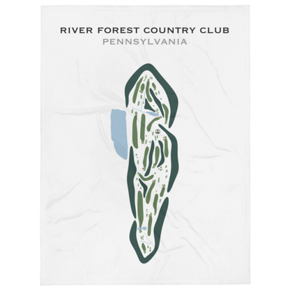 River Forest Country Club, Pennsylvania - Printed Golf Courses