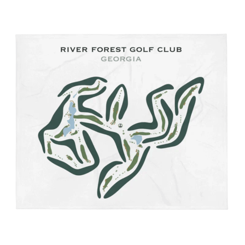 River Forest Golf Club, Georgia - Printed Golf Courses