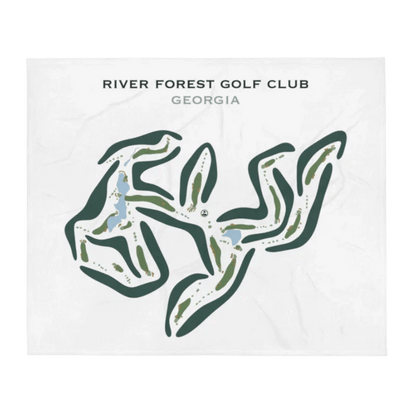 River Forest Golf Club, Georgia - Printed Golf Courses