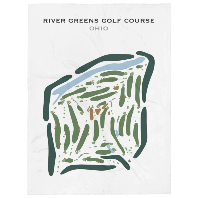 River Greens Golf Course, Ohio - Printed Golf Courses