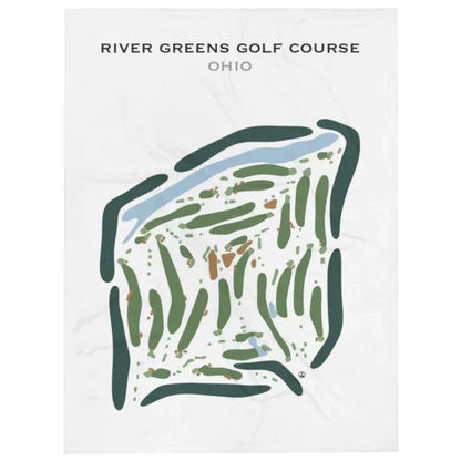 River Greens Golf Course, Ohio - Printed Golf Courses