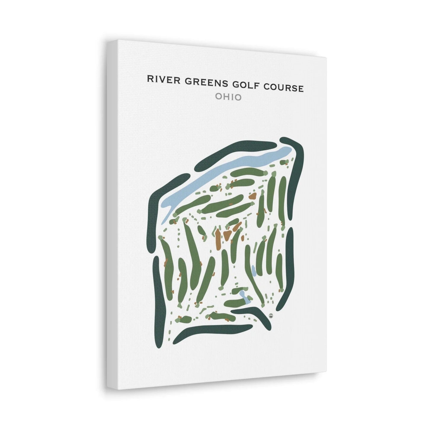 River Greens Golf Course, Ohio - Printed Golf Courses