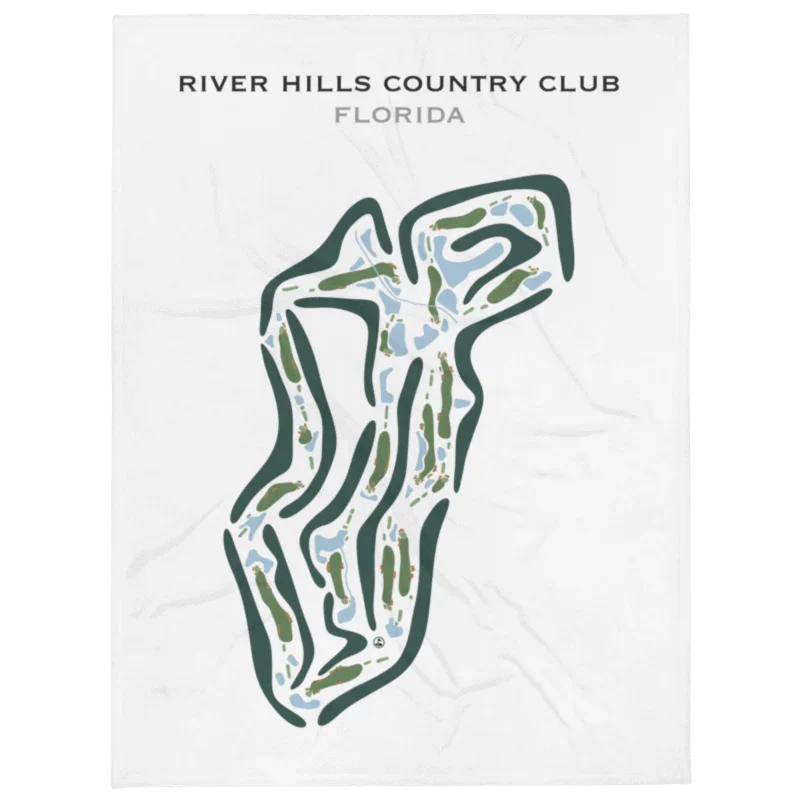 River Hills Country Club, Florida - Printed Golf Courses
