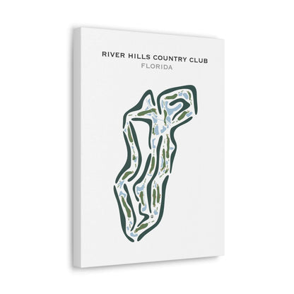 River Hills Country Club, Florida - Printed Golf Courses
