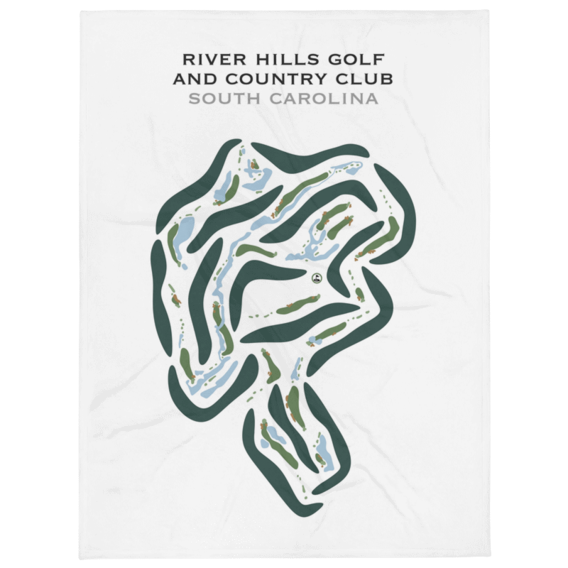 River Hills Golf & Country Club, South Carolina - Printed Golf Courses