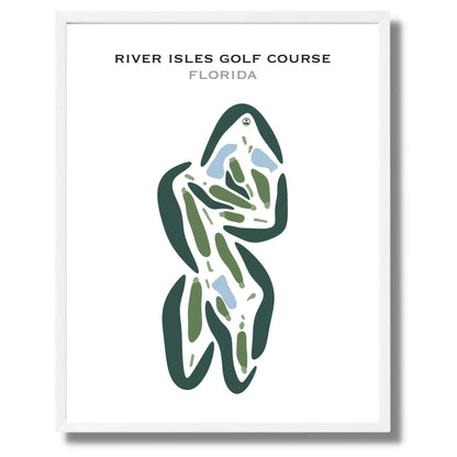 River Isles Golf Course, Florida - Printed Golf Courses